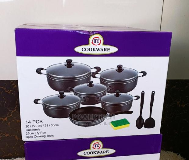 TC Heavy Non-Stick Cooking 14pcs Sufuria Set