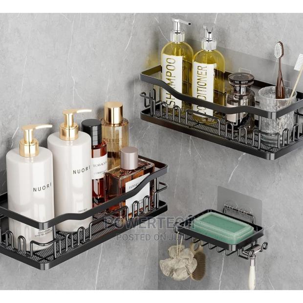 Shower Caddy ,3 Pack Shower Organizer Shelf With Soap Holder - main view