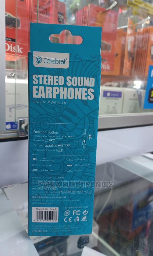 Celebtrat Earphones G4,Heavy Bass - thumbnail 2