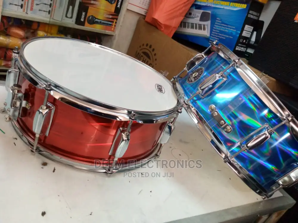 Marching Snare Drum Colors Blue and Red Available