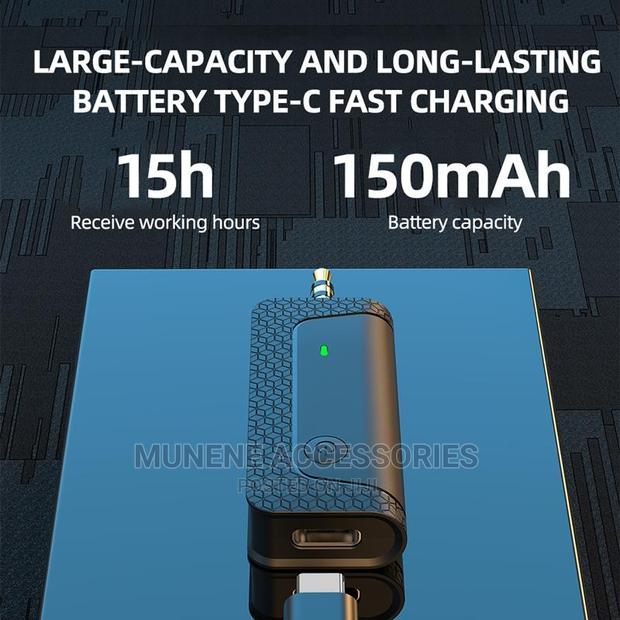 Dual Wireless Microphone 3.5mm Jack - Phones DSLR Camera - thumbnail 3