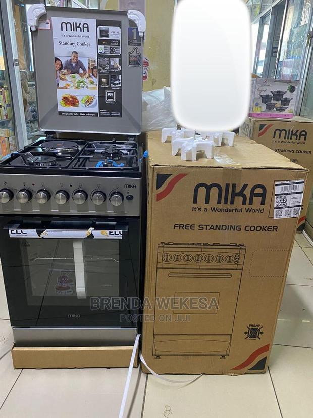 Mika Standing Cooker, 50cm X 60cm, 3 + 1, Electric Oven,