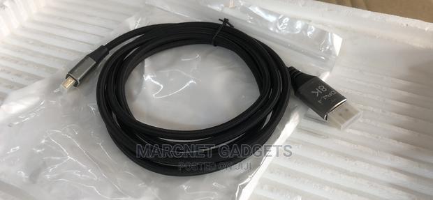 Thunder to Display Port Cable 2M Picture DP 1.4 - thumbnail 2