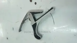 Guitar Capo Metallic, Silver and Black Color