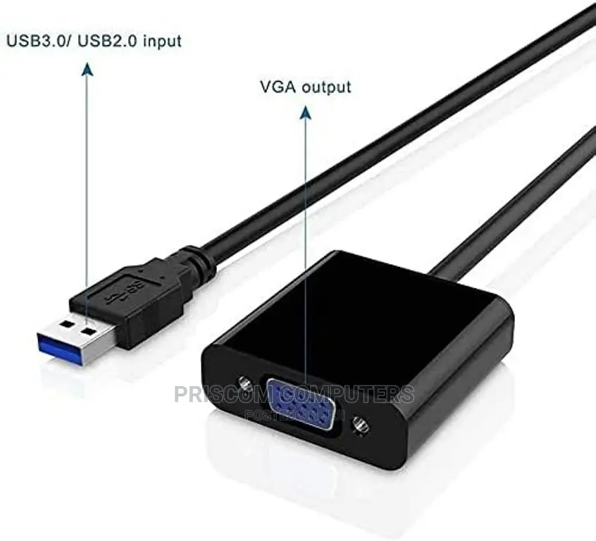 USB To VGA Adapter USB 3.0/2.0 To VGA For Desktop PC Laptop