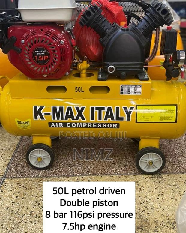 K-Max 50L Petrol Driven Double Piston