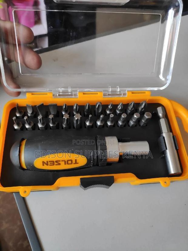 Tolsen Ratchet Screwdriver Bits Sets 26pcs - 20034 CRV Bits - main view
