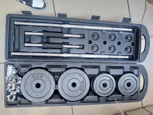 50 Kg Dumbells Chrome