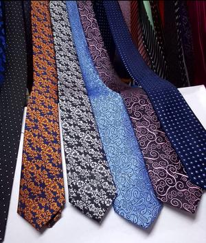 Blue Vintage Polycadot Single Official Ties. - thumbnail 2
