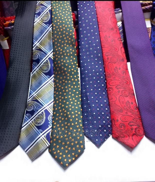 Blue Vintage Polycadot Single Official Ties. - thumbnail 3