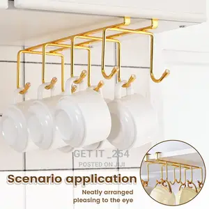 Over the Shelf Gold Hooks