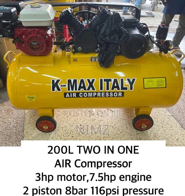 K-Max Italy 200L 2in1 Air Compressor