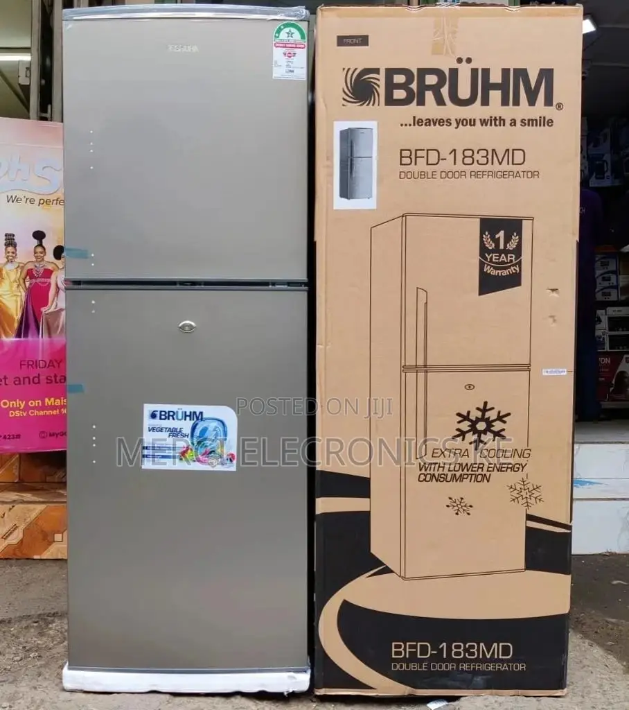 Bruhm Bfd-183md 183ltrs Double Door Refrigerator