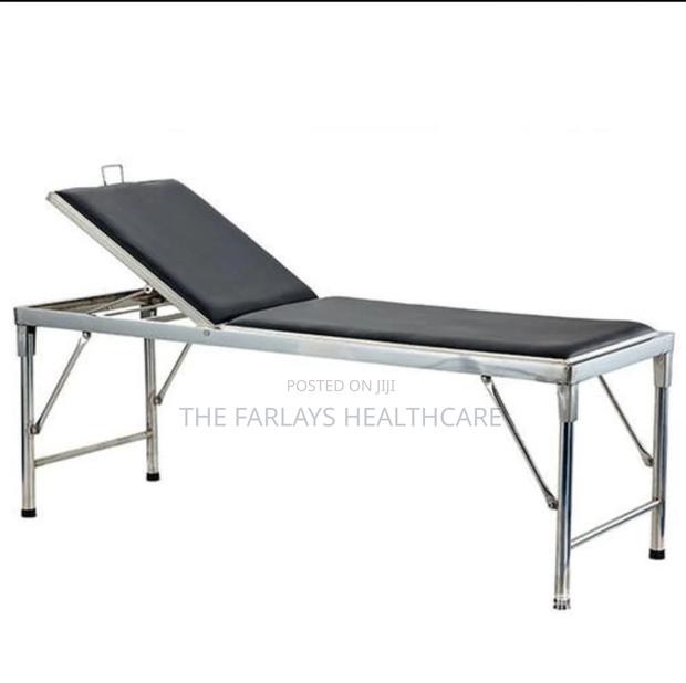 Examination Couch - Stainless Steel - main view