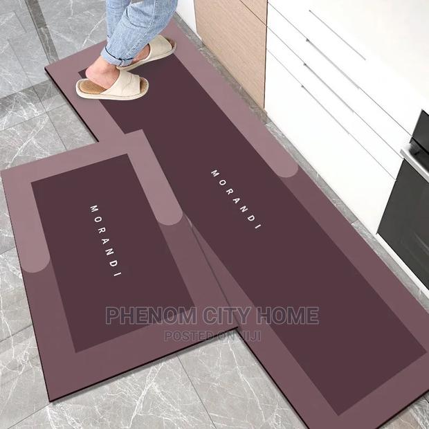 2pcs Kitchen Mats With Rubber Bottom - thumbnail 2