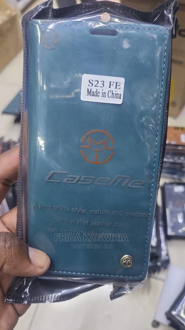 Samsung S23 Fe Caseme Leather Flip Covers - thumbnail 2
