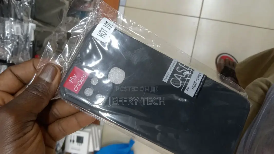 Back Cover for Infinix Hot 10T (Black, Camera Bump Protect