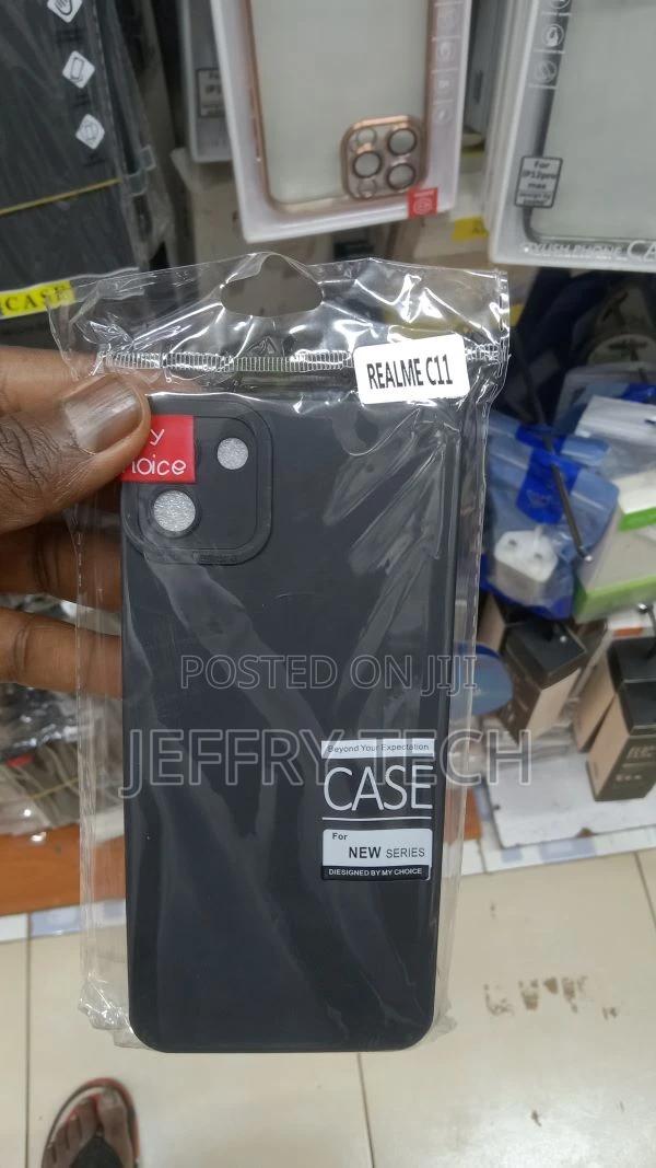 Realme C11 Liquid Silicone With Camera Protection Back Cover