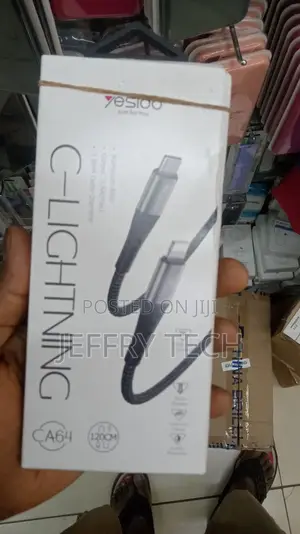 Yesido Lightning Cable 5 a 1.2 M Type C to Lightning Cable P
