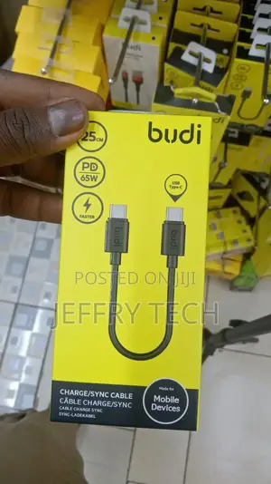Budi Type-C to Type-C Cable 25cm