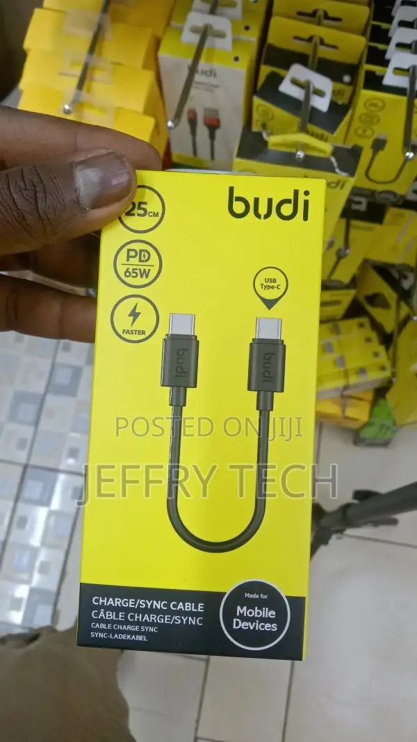 Budi Type-C to Type-C Cable 25cm