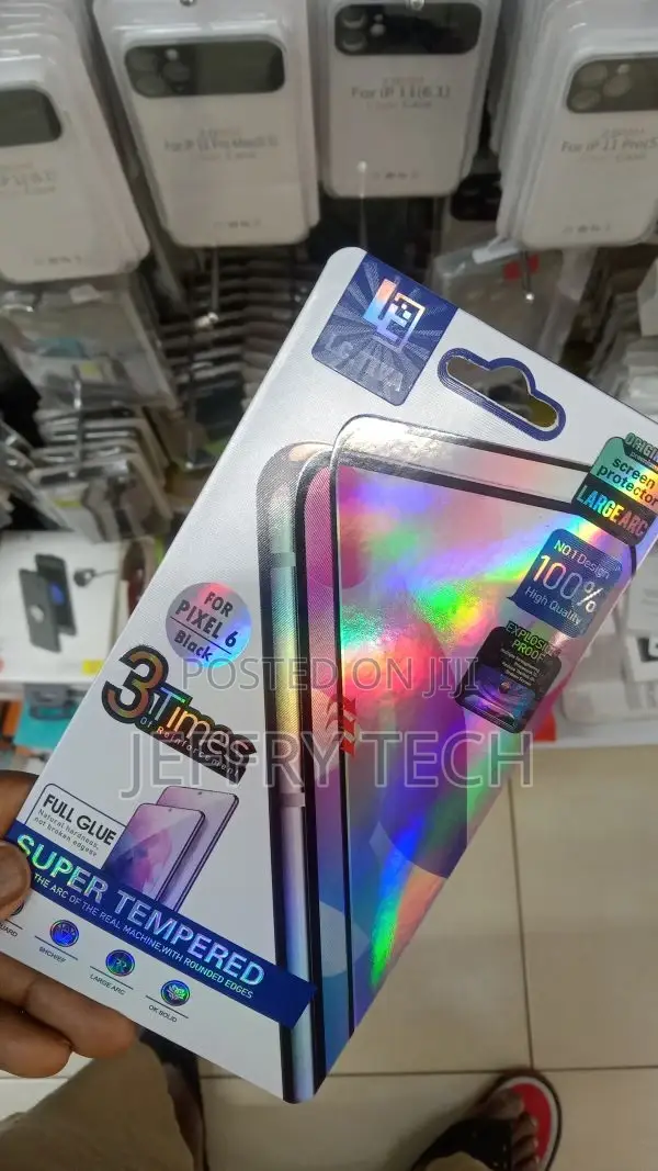 Google Pixel 6 5G 3D Full Screen Tempered Glass Screen P