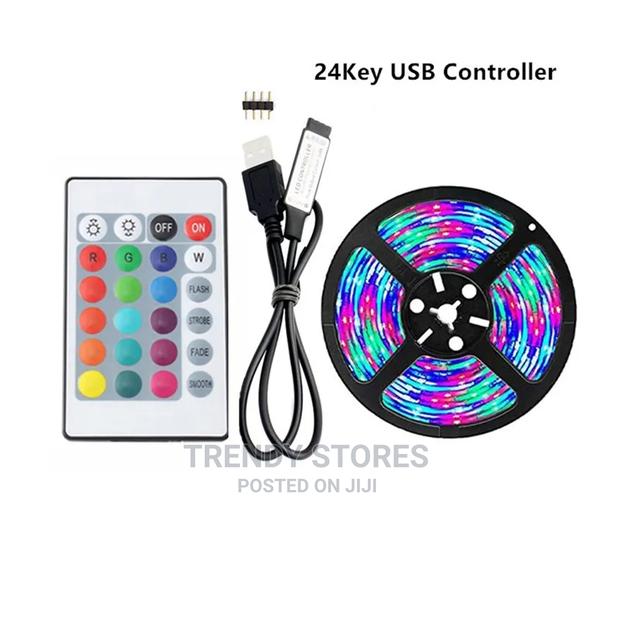 5 MTRS LED USD RGB Strip Light With Remote Control - main view