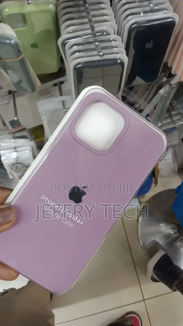 iPhone 13 Pro Max Case Purple, Cute Liquid Silicone Slim Pro