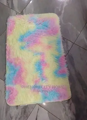 Fluffy Patterned/Patched Door Mats
