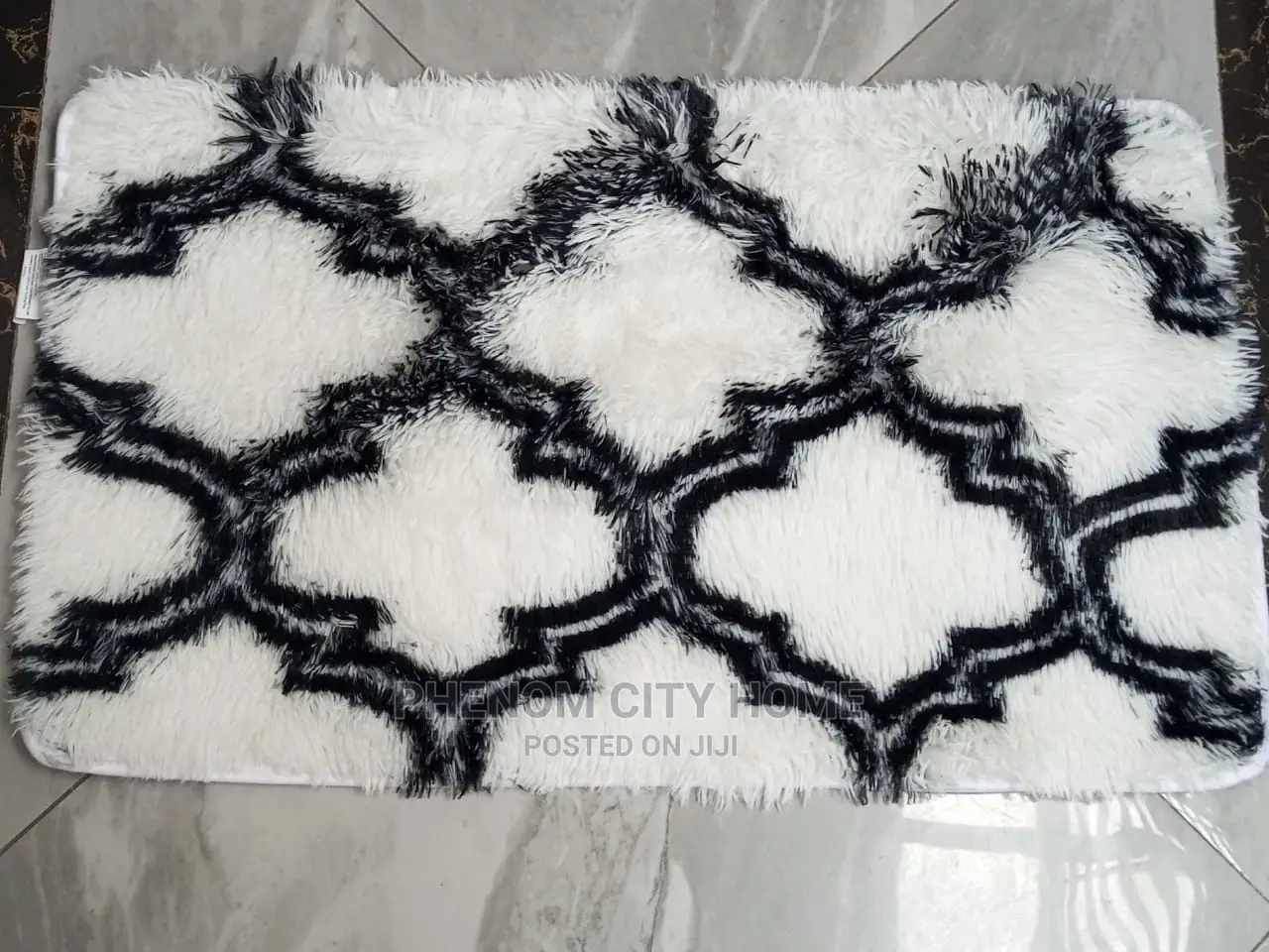 Fluffy Patterned/Patched Door Mats