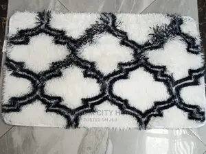 Fluffy Patterned/Patched Door Mats