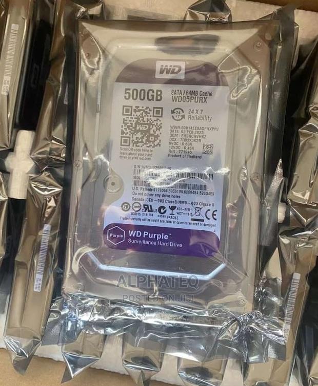500GB Internal Harddisk Surveillance Seagate WD Western