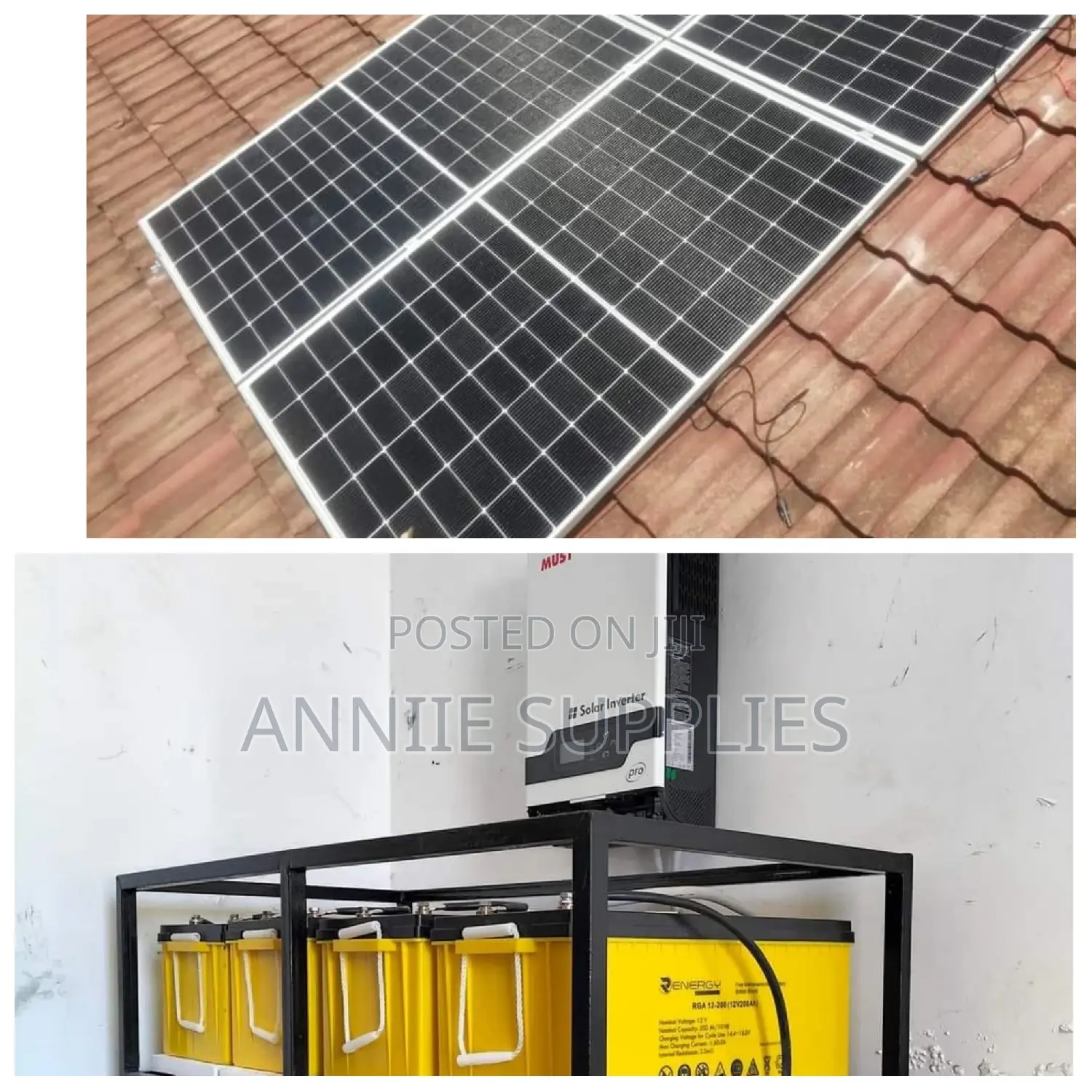 5.0kva Low Frequency Offgrid With 9.6kw Batteries