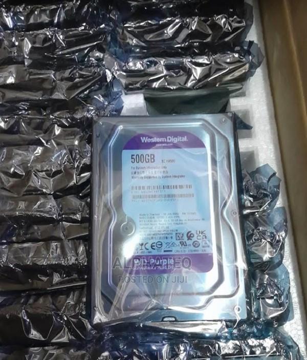 500gb-Wd CCTV Purple Surveillance Hard Disk