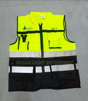Essential Branded Multicolor Reflective Vests - main view