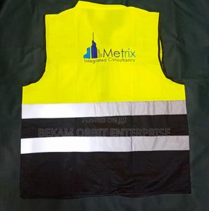 Classy Branded Reflective Multicolor Vest - main view