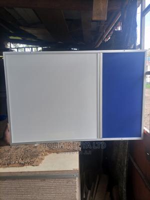Fabric Noticeboard And Whiteboard Combined In One - thumbnail 2