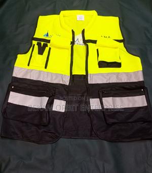 Branded Multicolor Safety Reflector Vests - main view