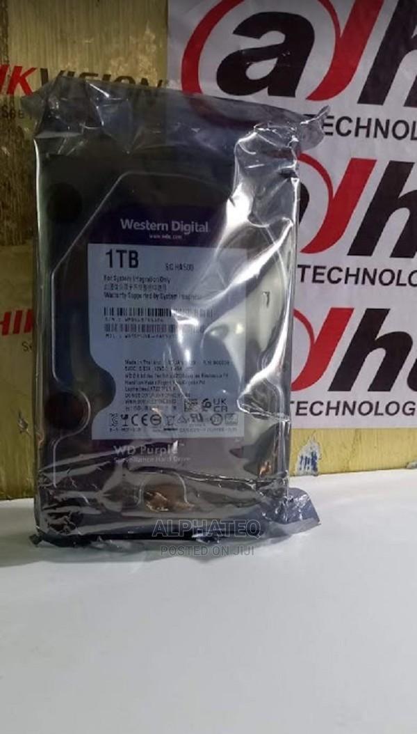 WD Purple 1TB - CCTV HDD - Internal Hard Disk Surveillance - main view