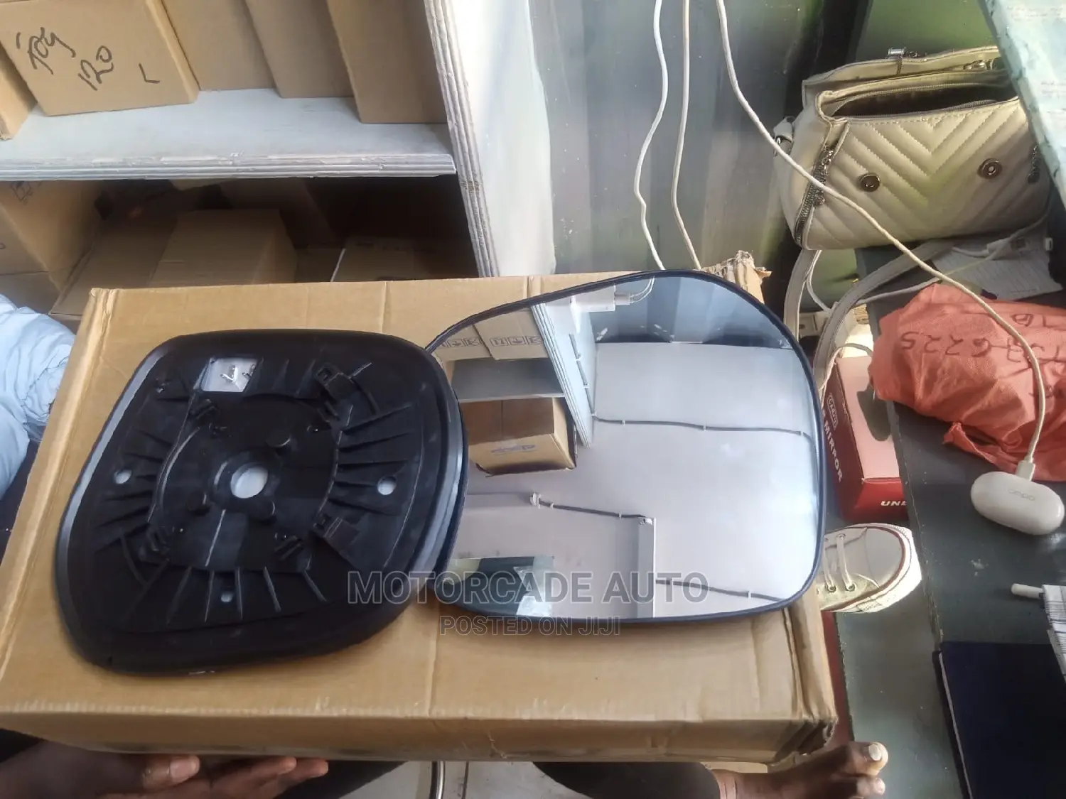 Side Mirror Glass Prado 150