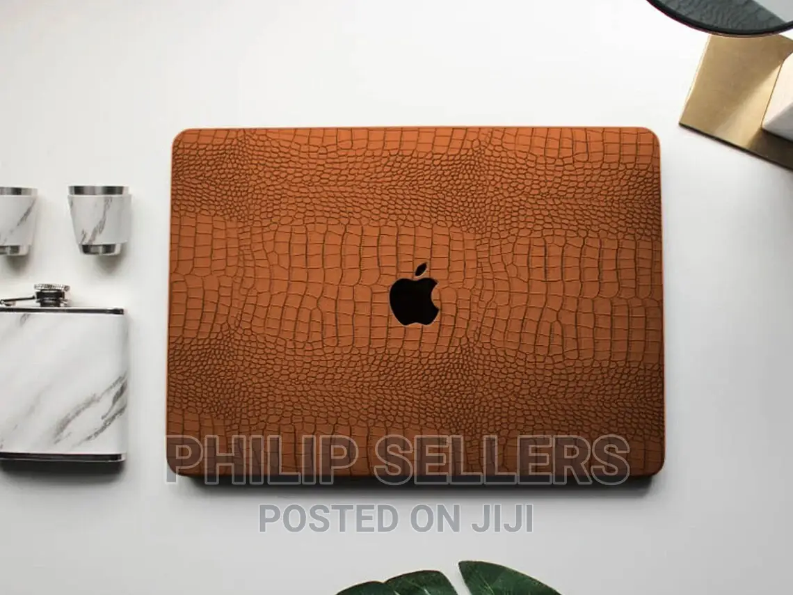 Unique 3D Brown Leather Macbook Case for Macbook Air 13