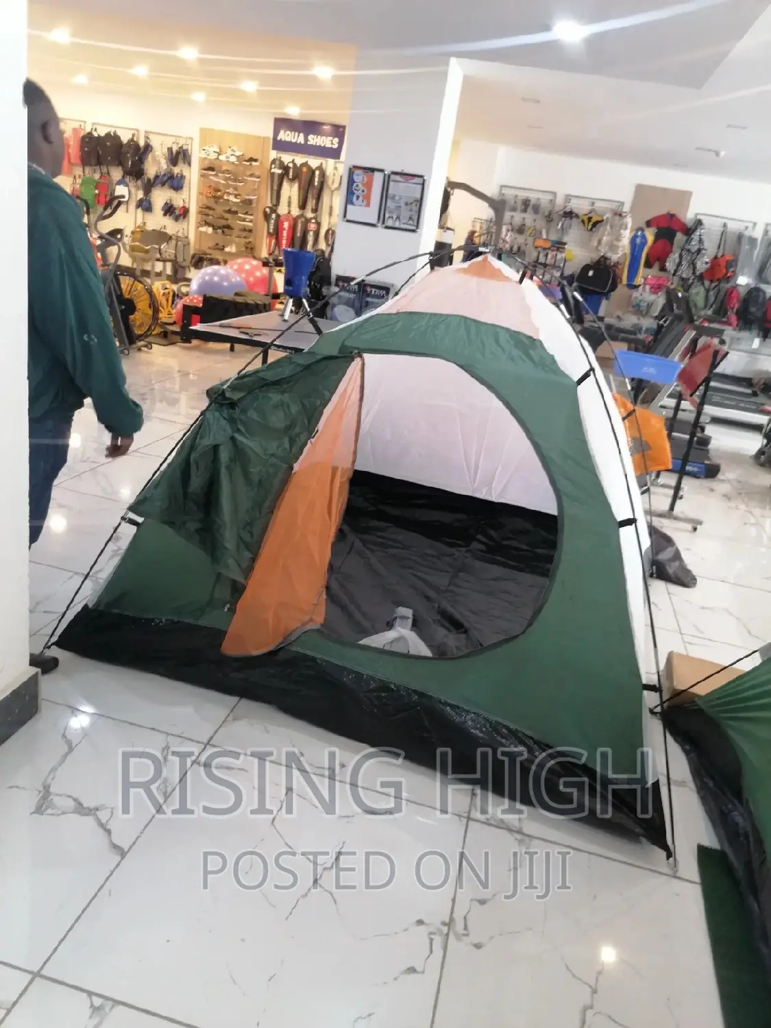 Heavy All Season 4 Person Camping Tent.