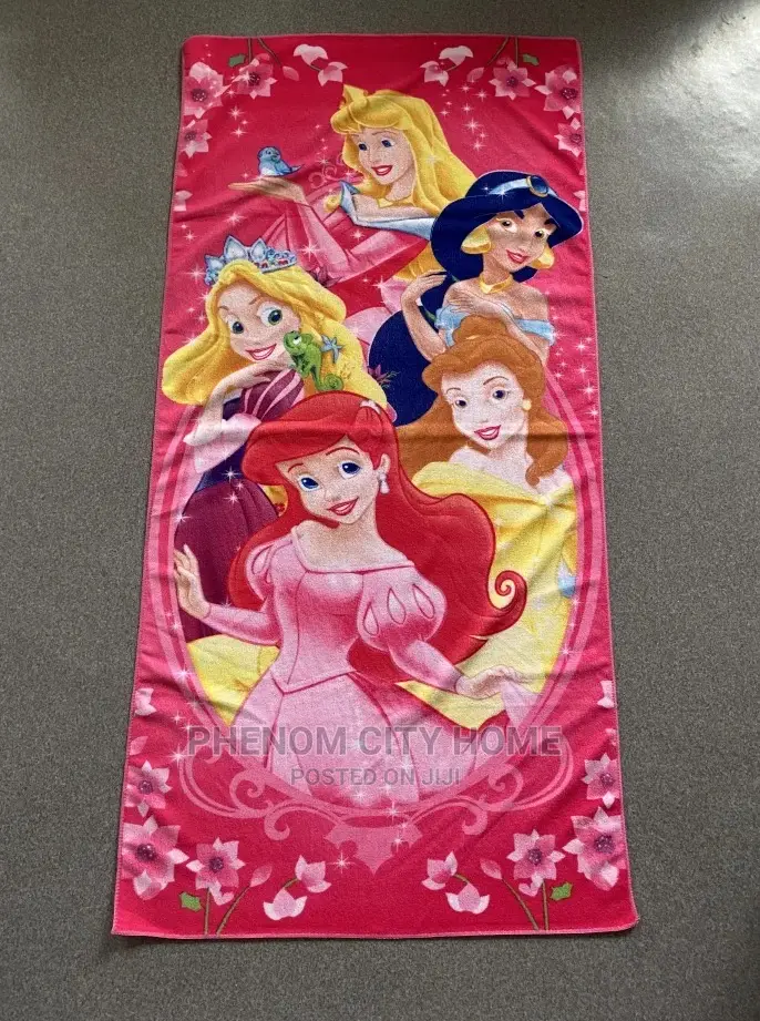 Kids Cartoon Themed Towel Available