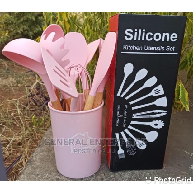 12pc Silicone Serving Spoon Set - thumbnail 2