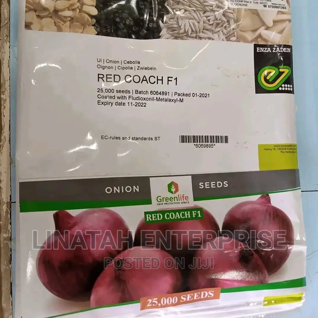 Red Coach F1 Onion Hybrid 25,000seeds(100gms)