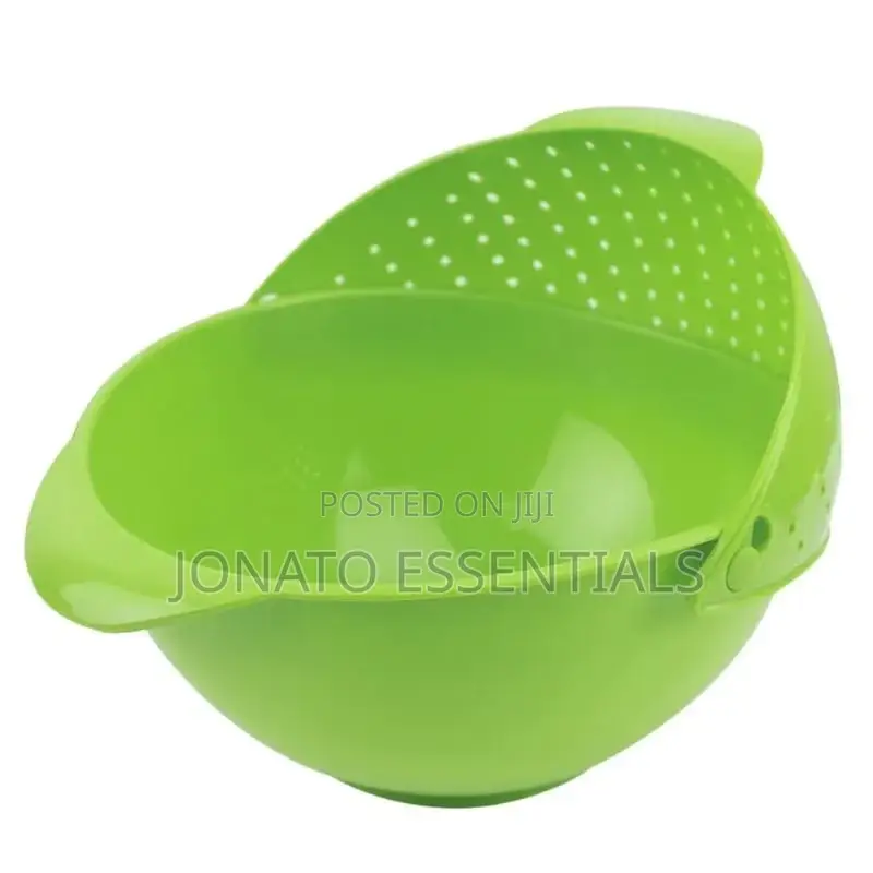 2in1 Vegetable Basin Wash Rice Sieve Fruit Bowl Fruit Basket