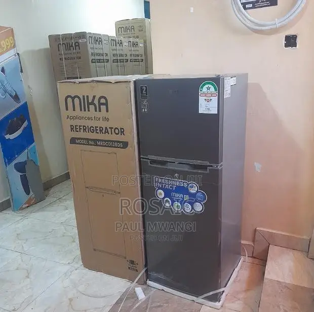Mika 138 Litres Double Door Fridge