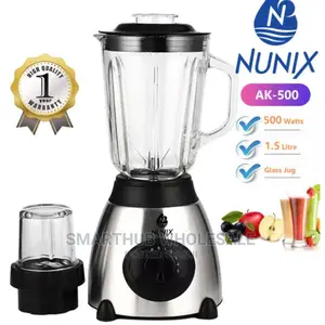 Ak 500 2 in 1 Glass Blender Brand Nunix
