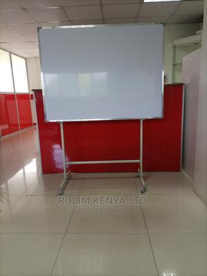 White Board With Wheeled Stand 0.9m X 1.2m - thumbnail 2