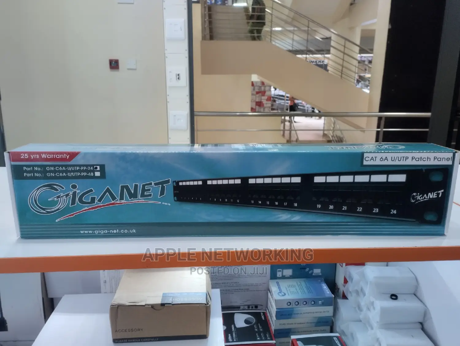 Giganet Category 6 UTP 19” 24 Port Patch Panel